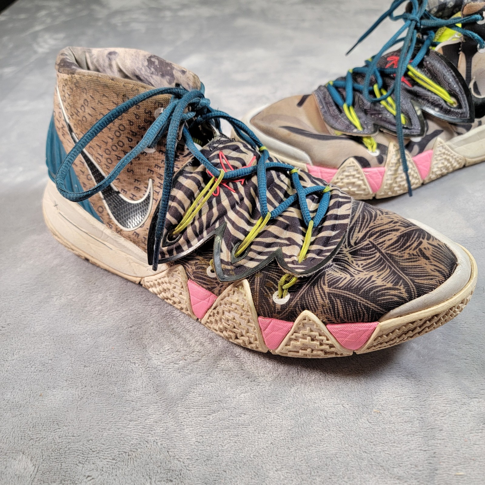 Nike Kybrid S2 Men’s Basketball Shoes Size 12 What The Neon Multicolor