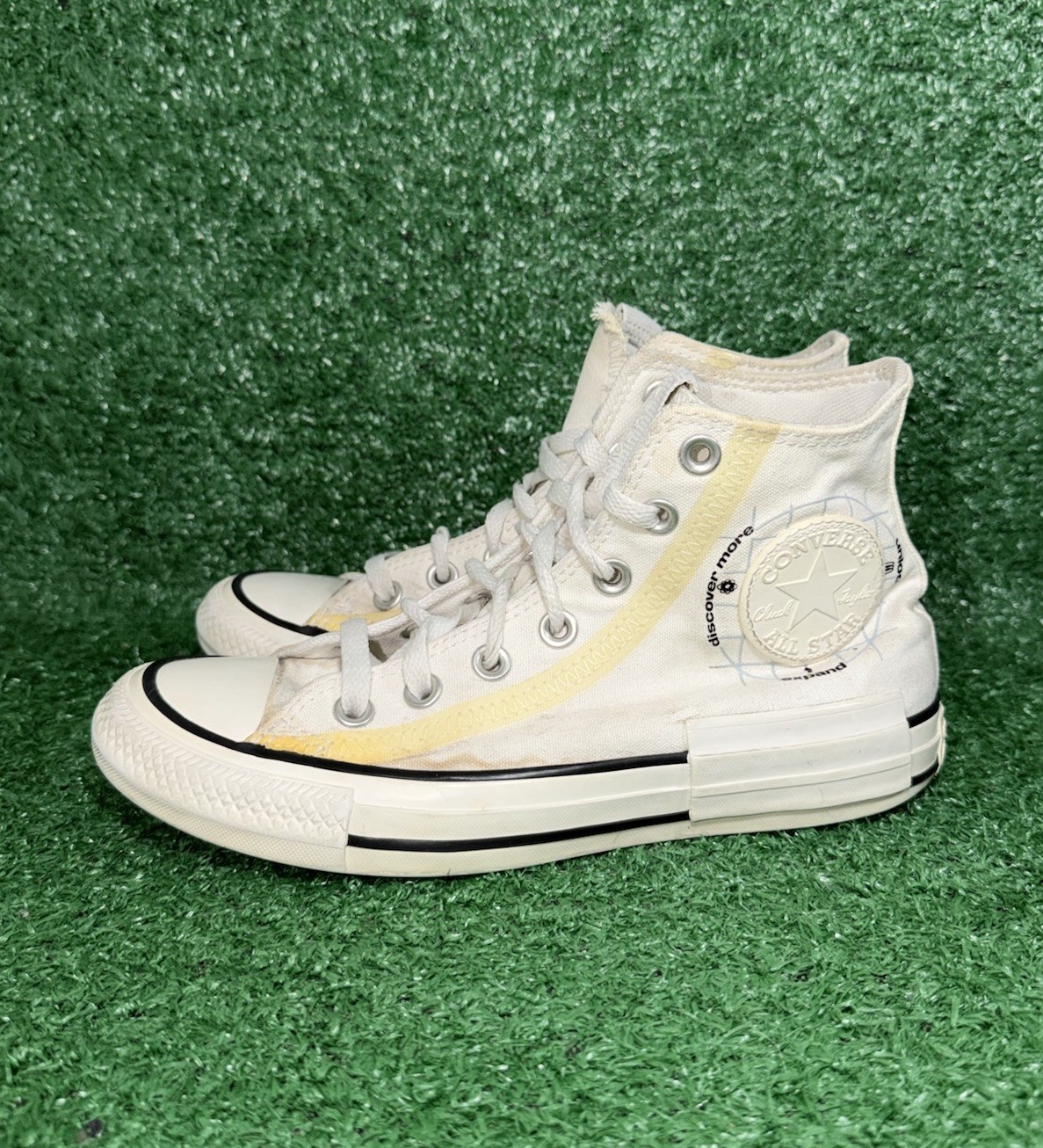 Converse Chuck Taylor All Star Womens Size 6.5 White Casual Shoes Skate Sneakers