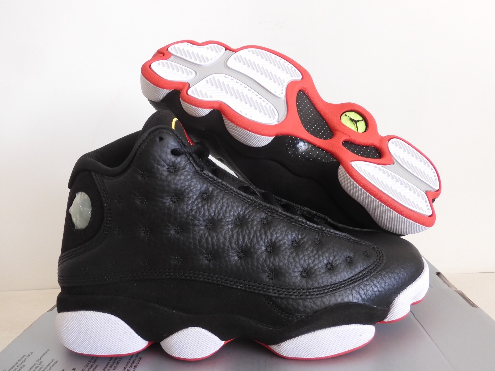 Nike Air Jordan 13 Retro Playoffs Black-Varsity Red Mens Sz 7 [414571-062]