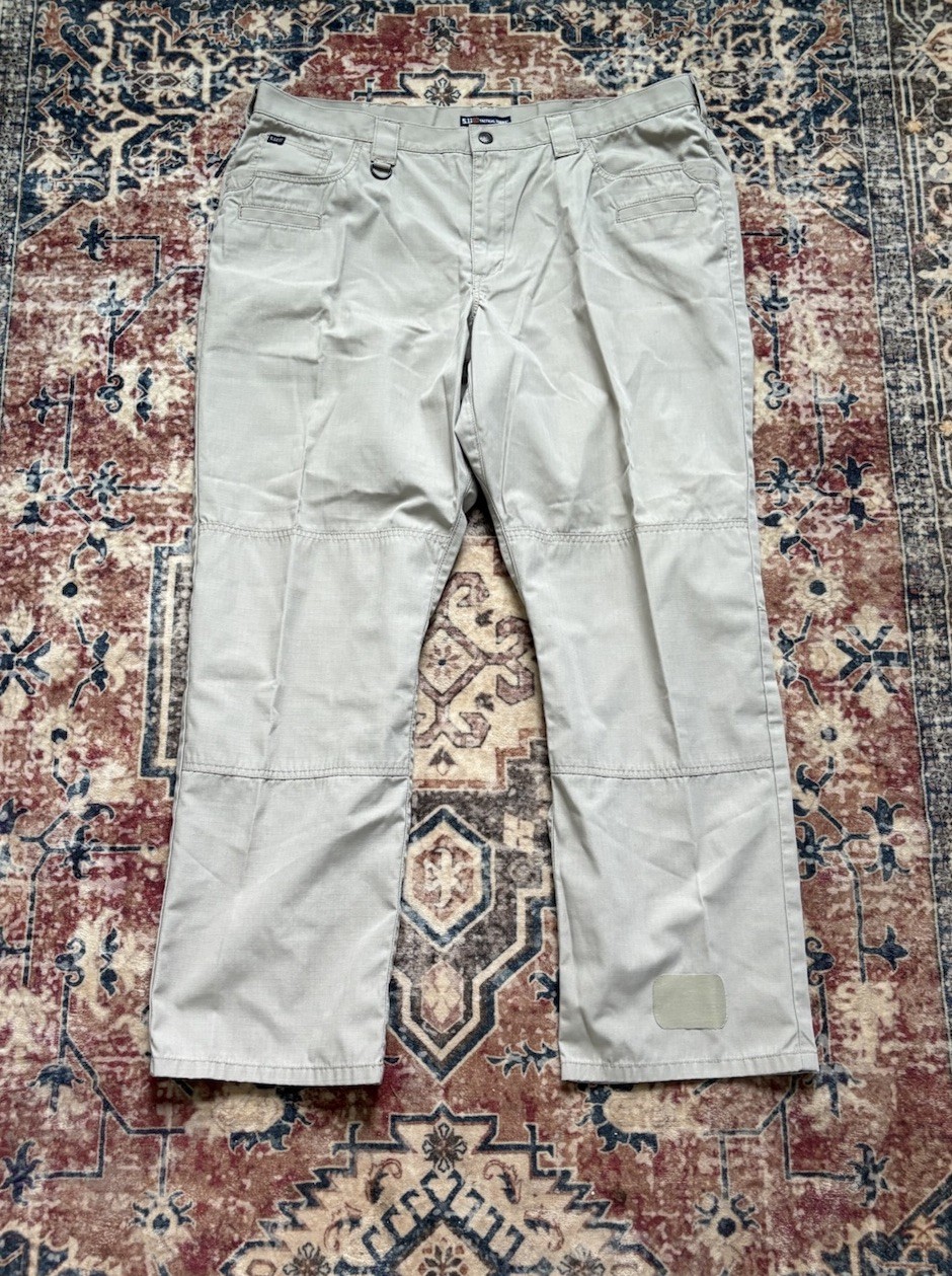 5.11 Tactical Mens Pants 40×32 Khaki Flex Ripstop Hiking Outdoor Work Cargo