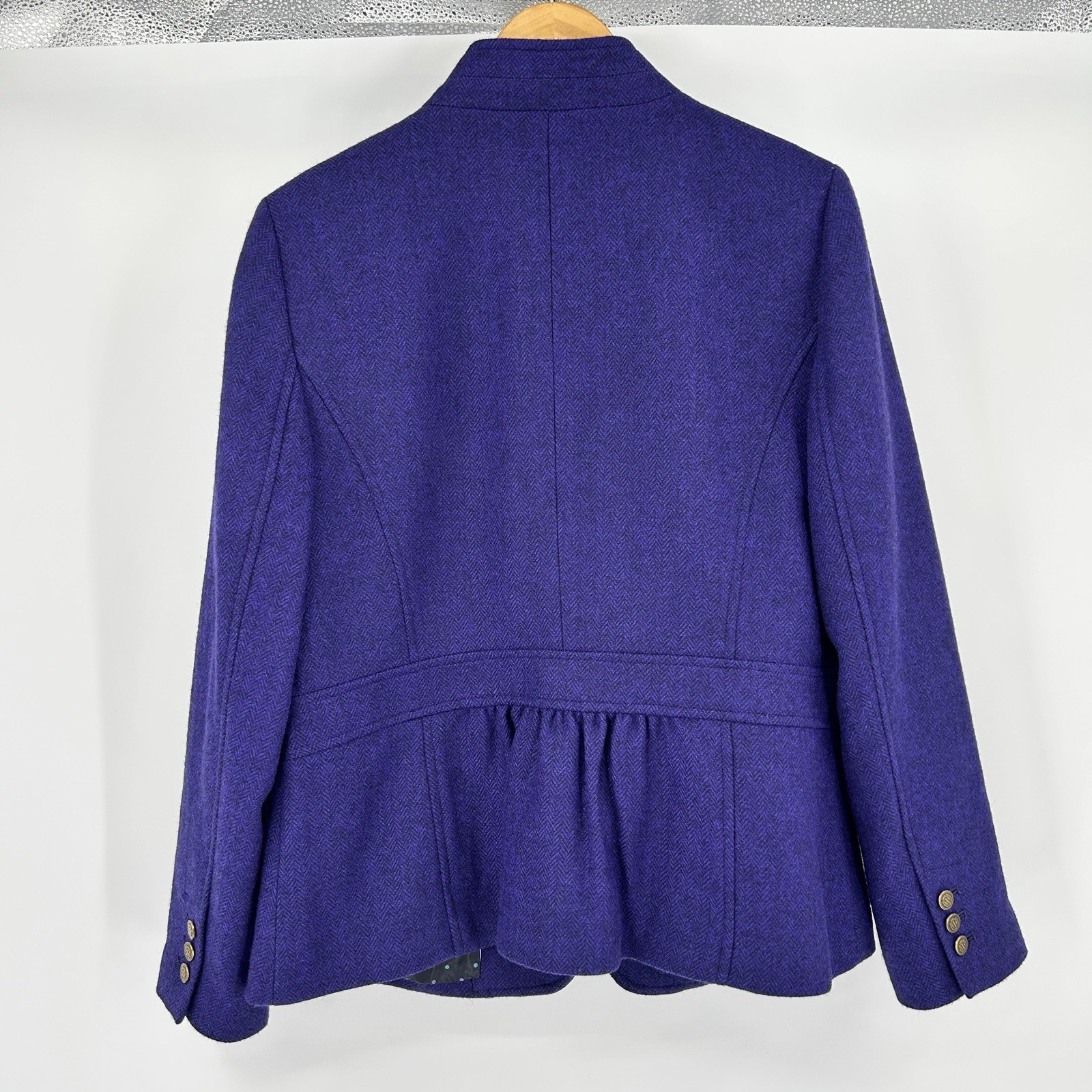Talbots Quiet Luxury Blazer Jacket Womens 16 Wool Blend Career Preppy Old Money