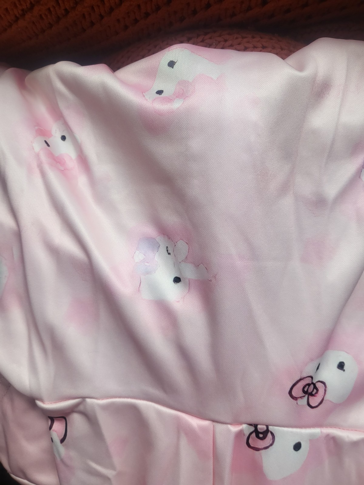 Pink Hello Kitty Zip Up Hoodie Size S Womens Sanrio Gyaru Kawaii Harajuku Y2k
