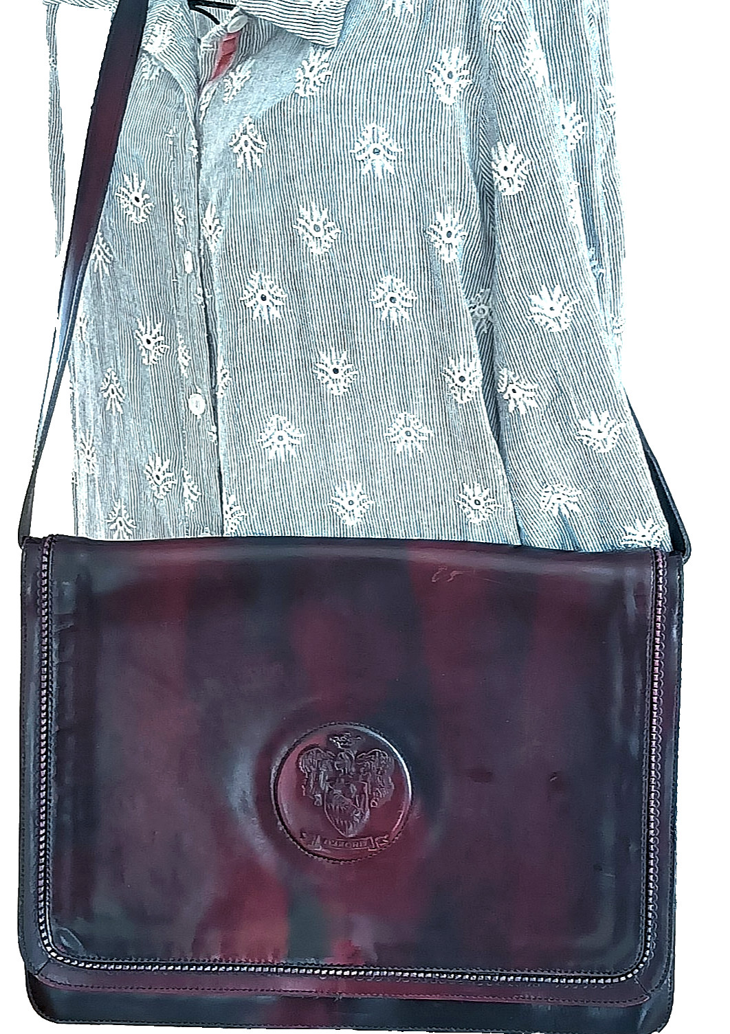 Alberto Ventura Made In Italy Genuine Leather Shoulder Bag