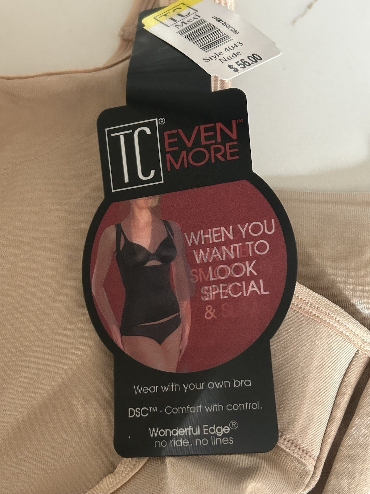 TC Fine Intimates Firm Control Shapewear Nude Smoothing Layering (3) New Items M