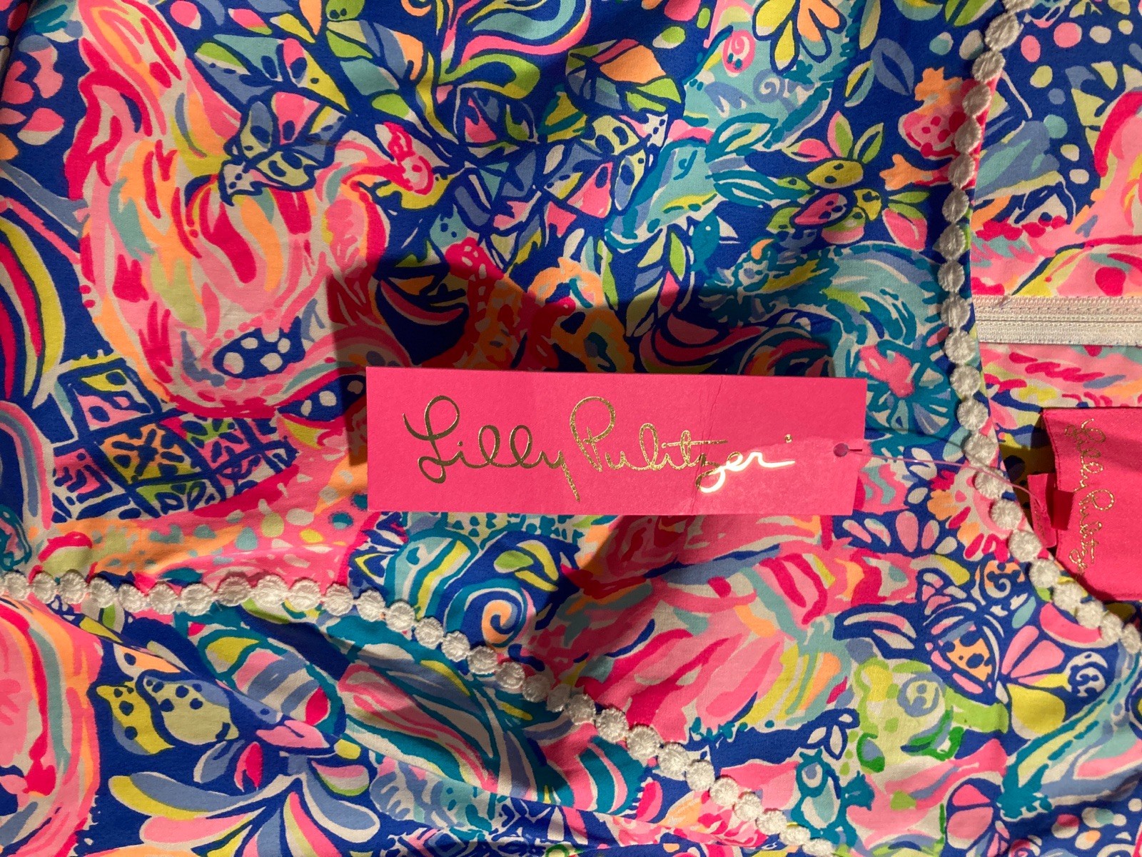 Lilly Pulitzer Coralynn Dress New Pop Up 60 Animals Colorful Pockets Women’s 4 .