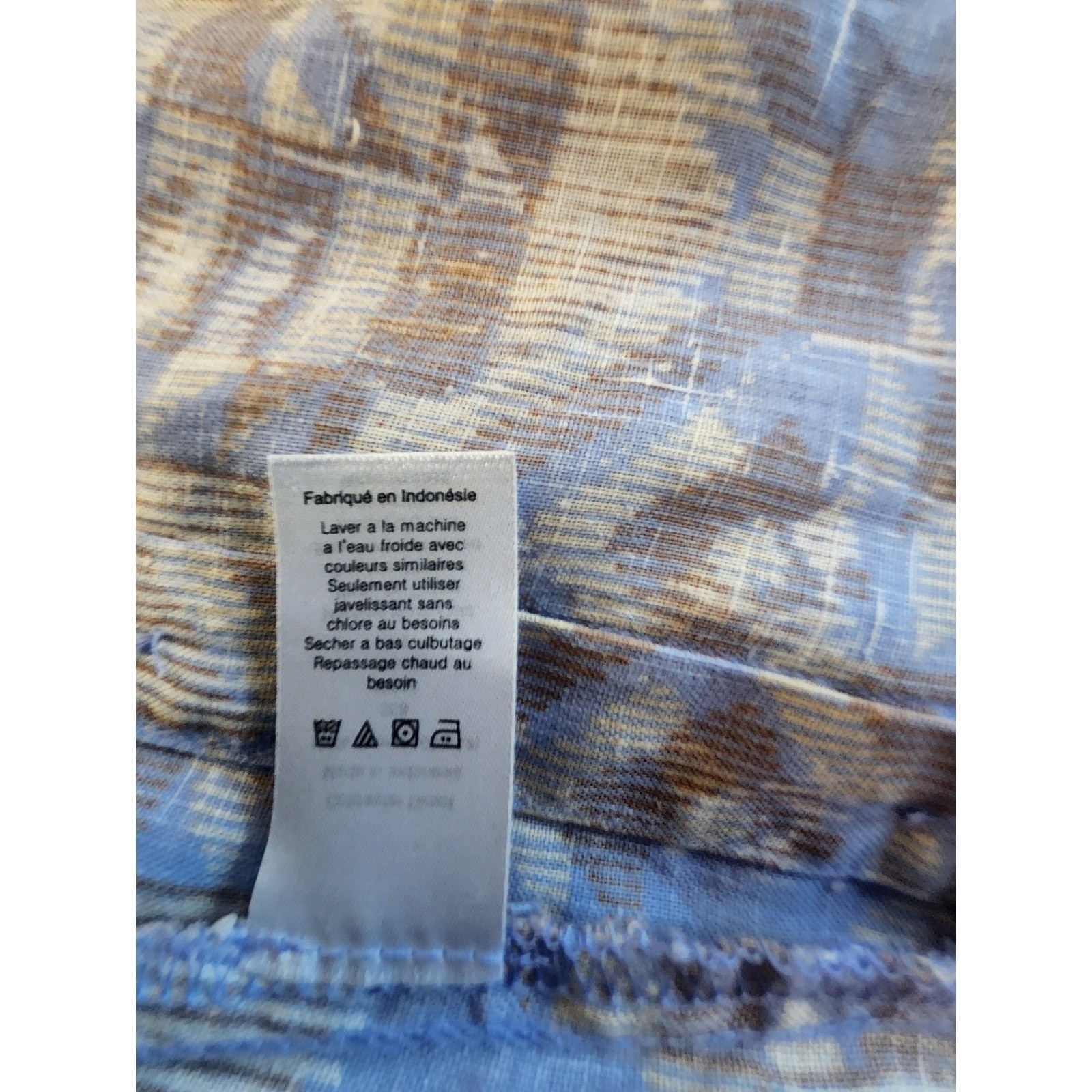 Boho Geo Print Blouse M