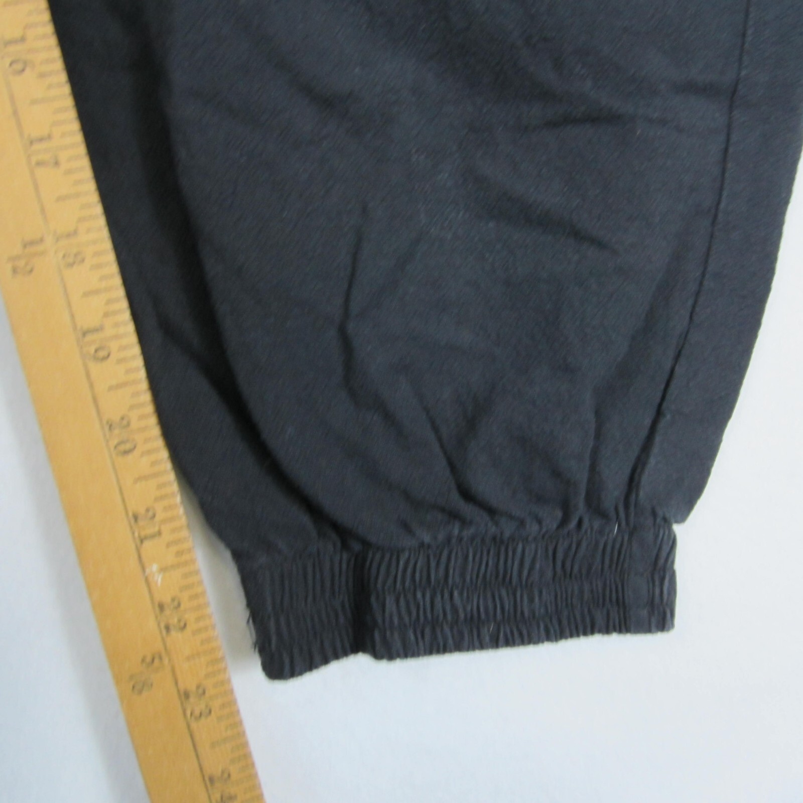 Oriental Jogging pants Adults size 28×23 Black baggy pockets lightweight
