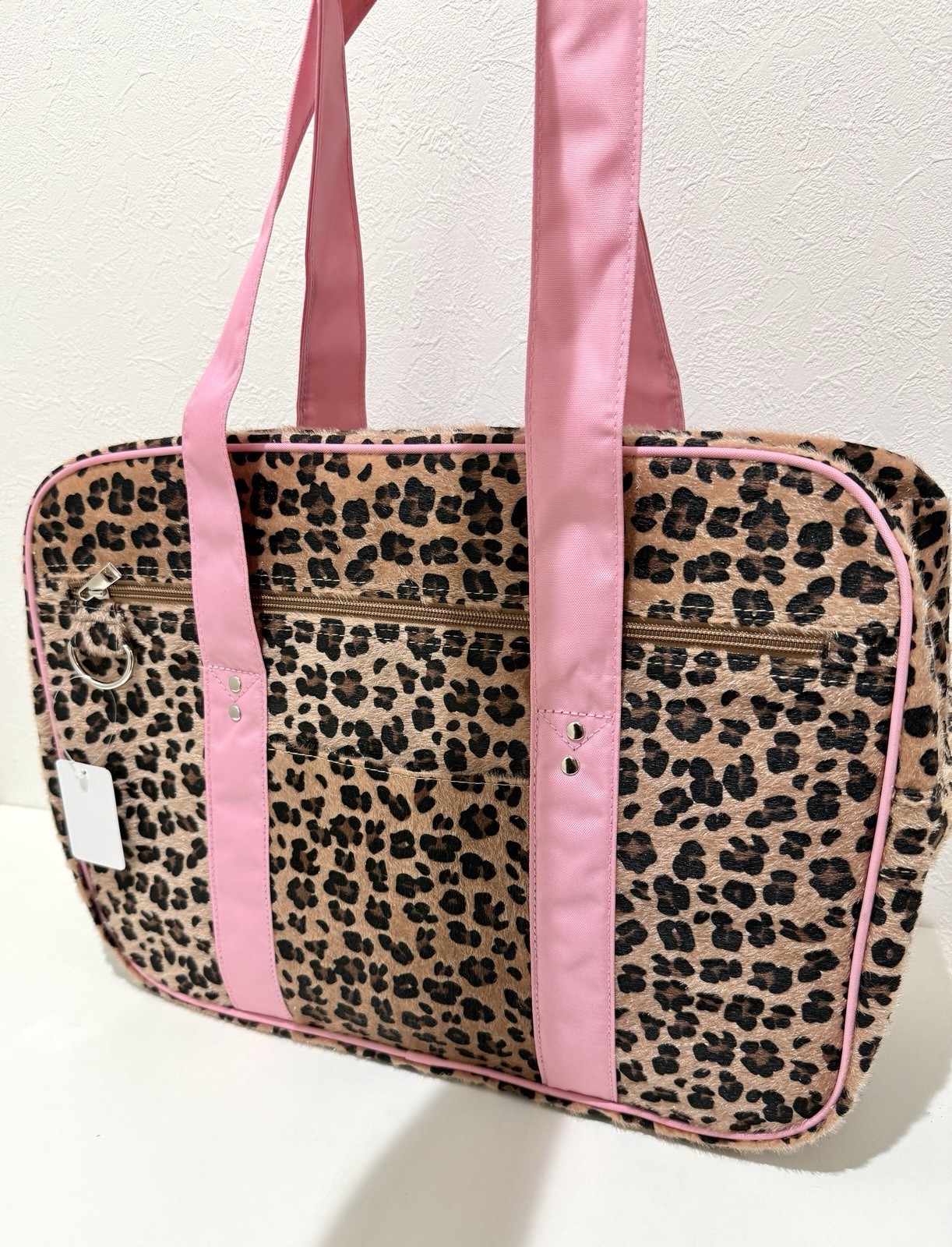 Hello Kitty Y2K Gyaru Leopard School Bag 4pc Set Pink Japan Exclusive Harajuku