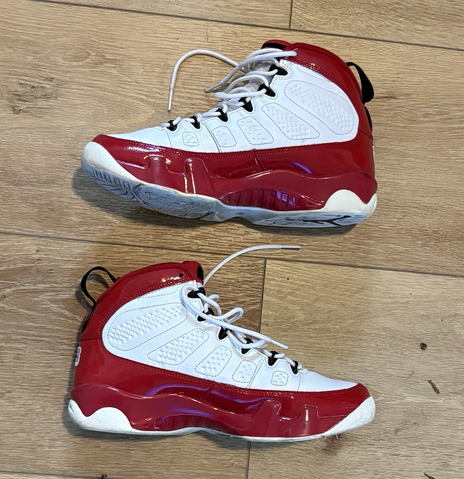 Air Jordan 9 White Gym Red