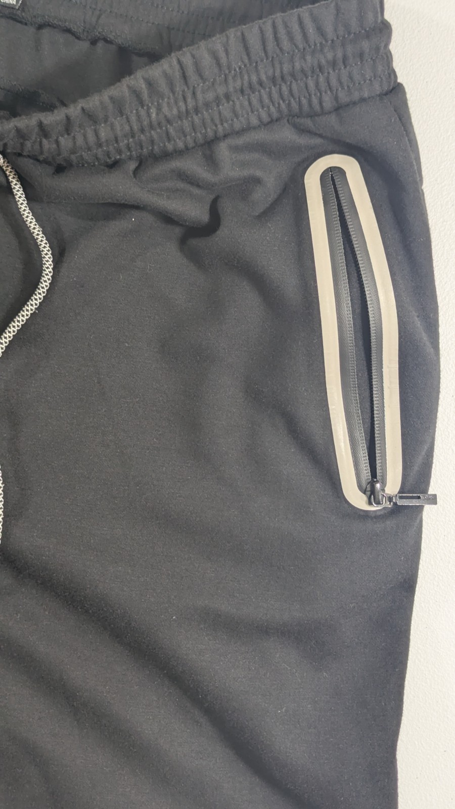 Wicked Stitch RN78227 Men’s Black Sweat Jogger Shorts Size 2XL Inseam 11 Inches