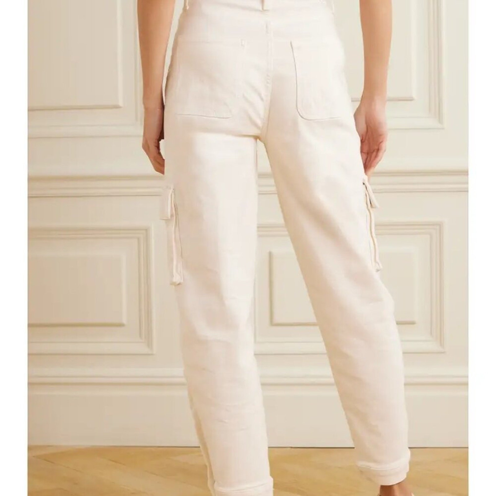 NWT$328 MOTHER Curbside Cargo Flood High-Rise Tapered Jeans 30 (8-10)