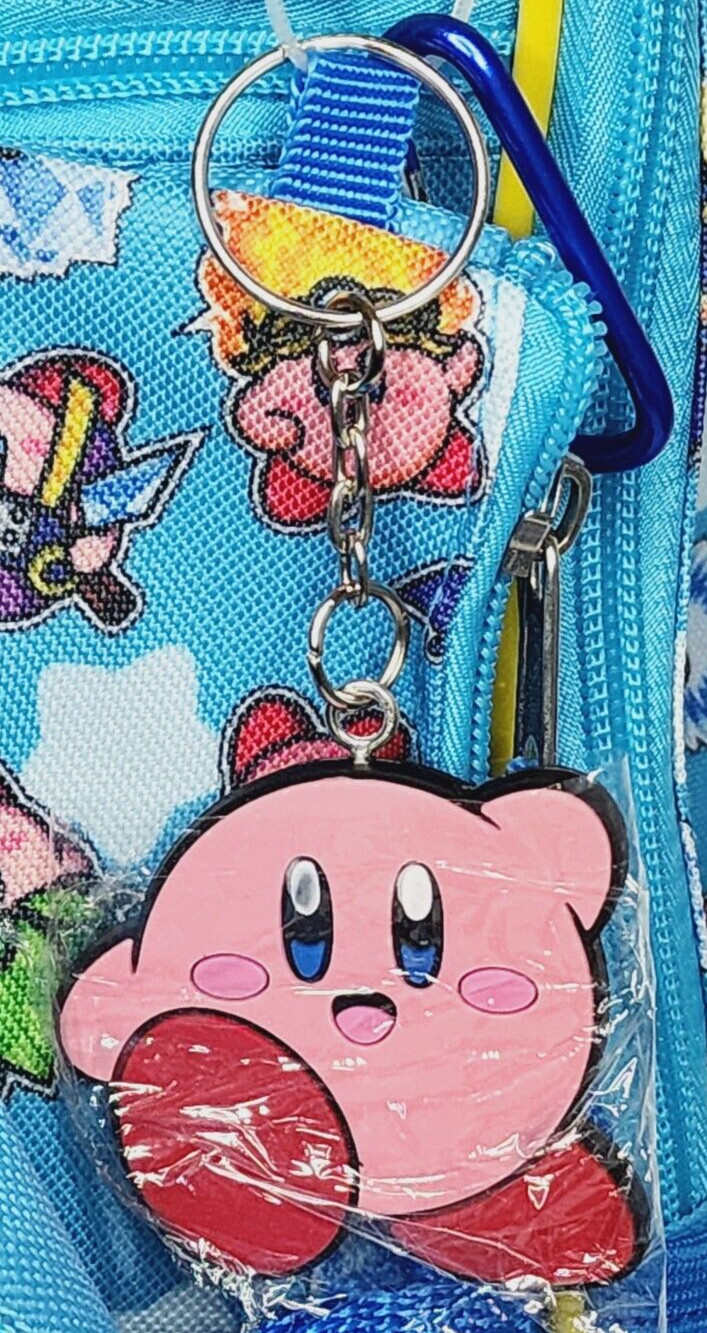 Nintendo Kirby 5-Piece Backpack Set Lunch Bag Supply Case Carabiner BRAND NEW