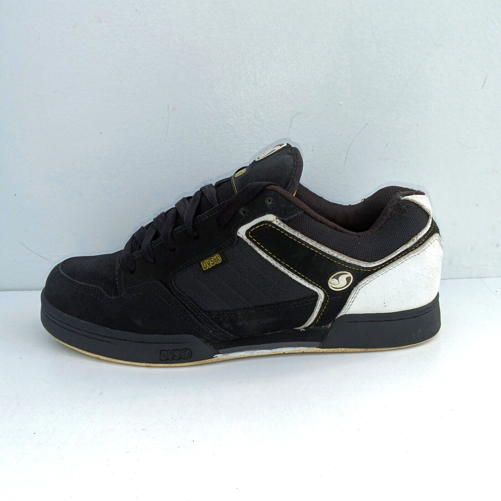 DVS Transom Skateboard Sneakers Men’s Size 12 Black/White Retro