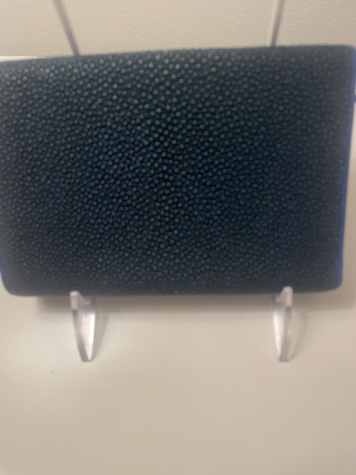 Blue Stingray Clutch/ Wallet Credit Cards, ID , Change and Bill Compartment New