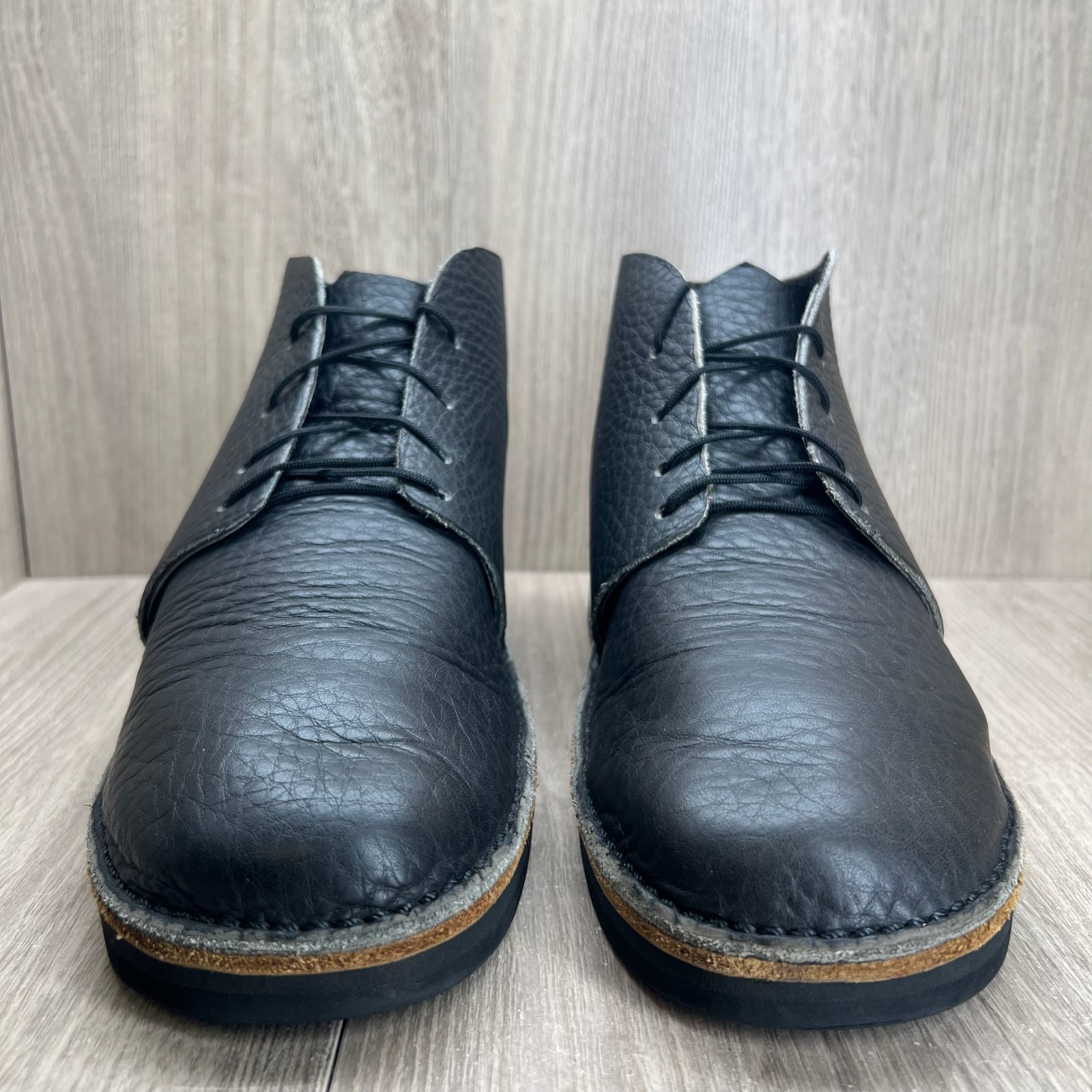 Irish Setter Men’s Leather Lace Up Chukka Boots Size 9.5 Removable Insole Black
