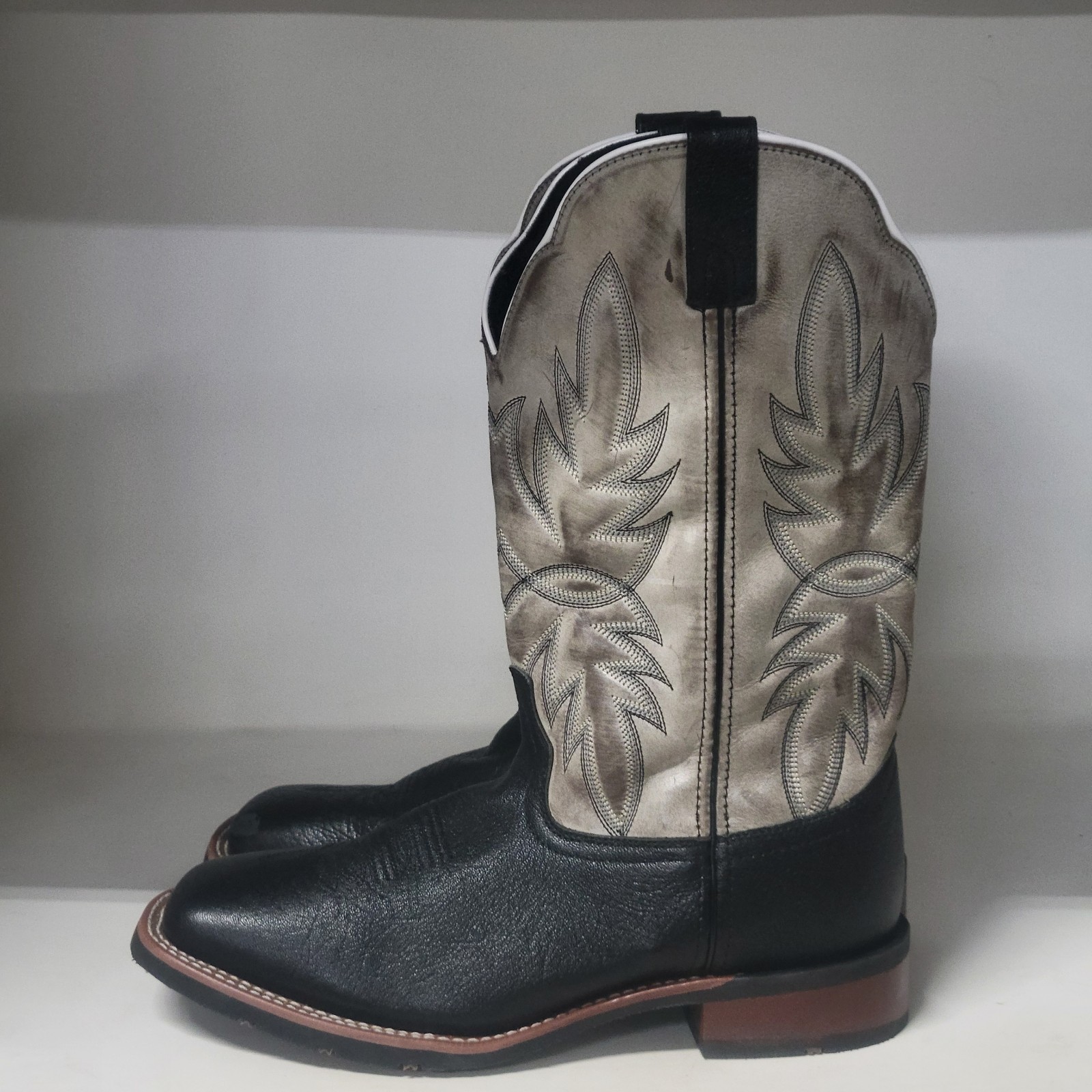 Laredo Mens Isaac Western Boot Black (LEFT 10.5D / RIGHT 10.5EW)
