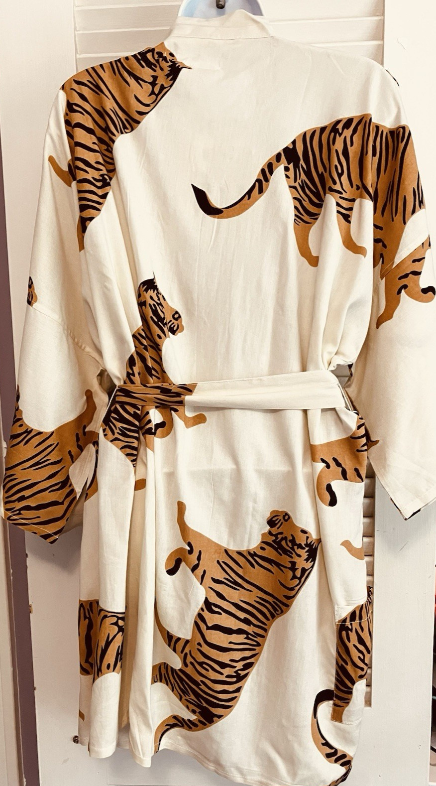 NWT XS/S INDIA COLLECTION EMERSON FRY Kimono Beach Cover up Layering Bohemian