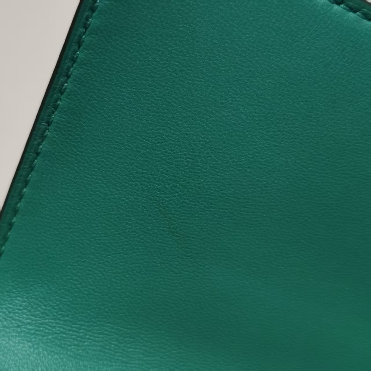 Hermes Verrou Mini 17 Chevre Chamkila Menthe Z6 Green Silver Hardware PHW Auth
