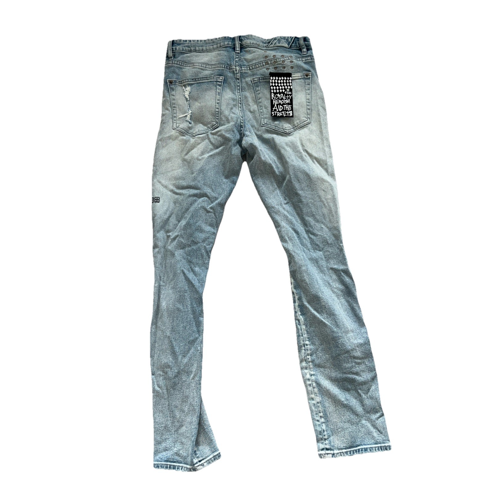 Ksubi Chitch Punk Blue Thrashed Men’s 32×32 Designer Jeans