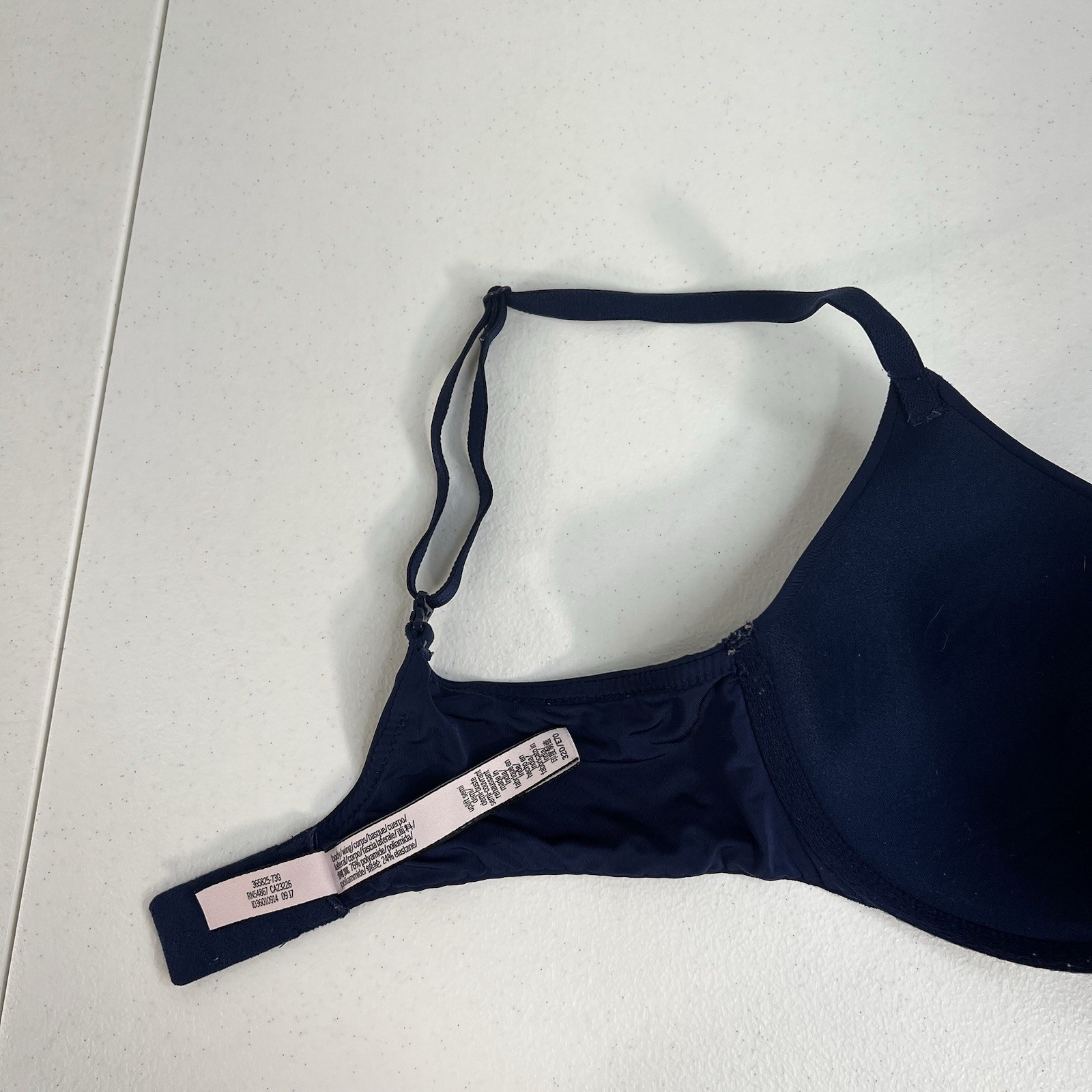 Victoria’s Secret 32D Bra Uplift Semi Demi Push-Up Underwire Multiway Straps