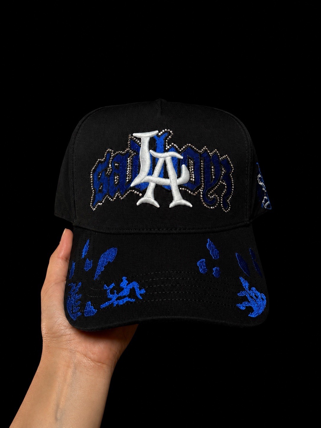 DANDY HATS X JUNIOR H SAD BOYZ “ANGEL AZUL” LIMITED EDITION SNAPBACK – NO BOX