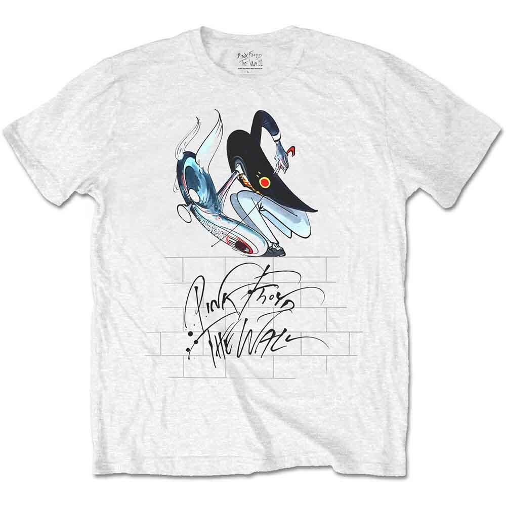 Pink Floyd The Wall Teacher T-Shirt White New