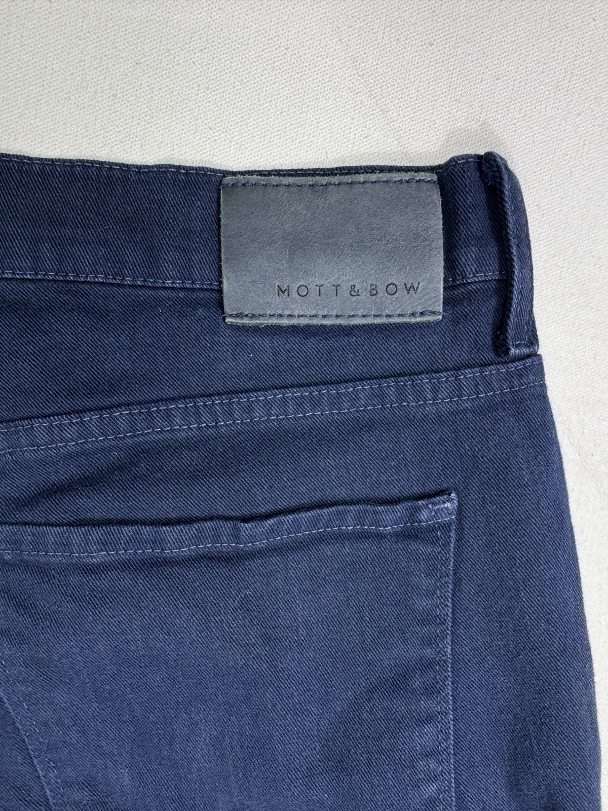Mott and Bow Straight Straight Mercer Jeans Men’s 36×30 (36×29) Stretch Blue