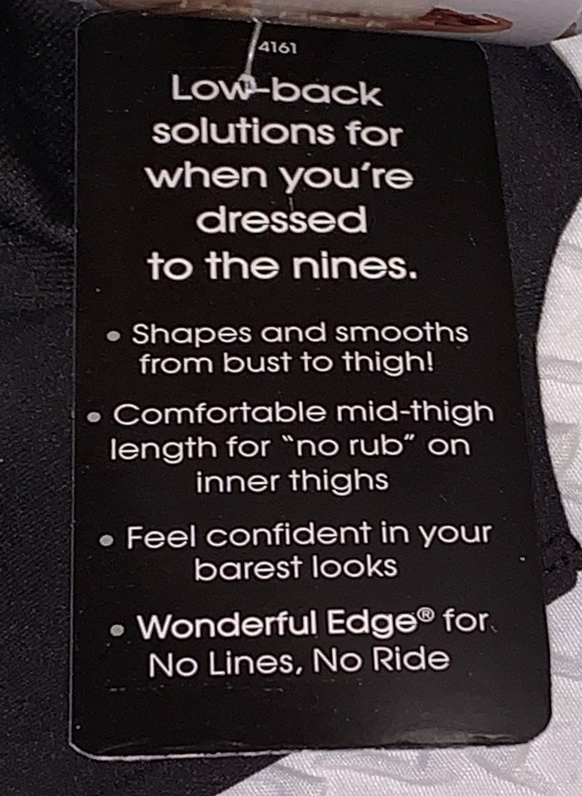 TC FINE INTIMATES Dress Rehearsal Barest Back All In One Bike Body Suit Womens L