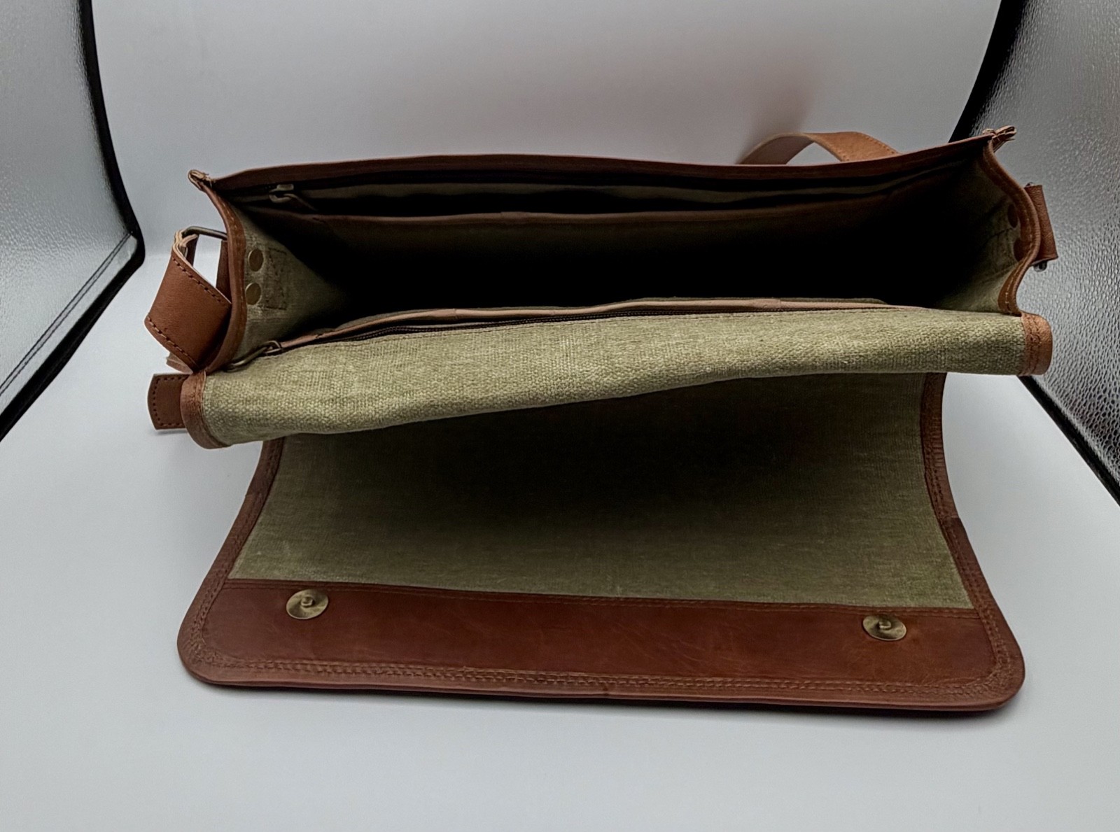 Men’s Genuine Leather Laptop Messenger Bag Briefcase Satchel Vintage Handmade