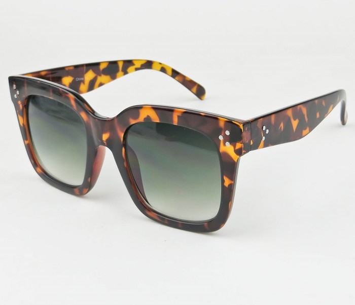 Oversized Large Square Flat Designer Big Fashion Sunglasses 6601 L