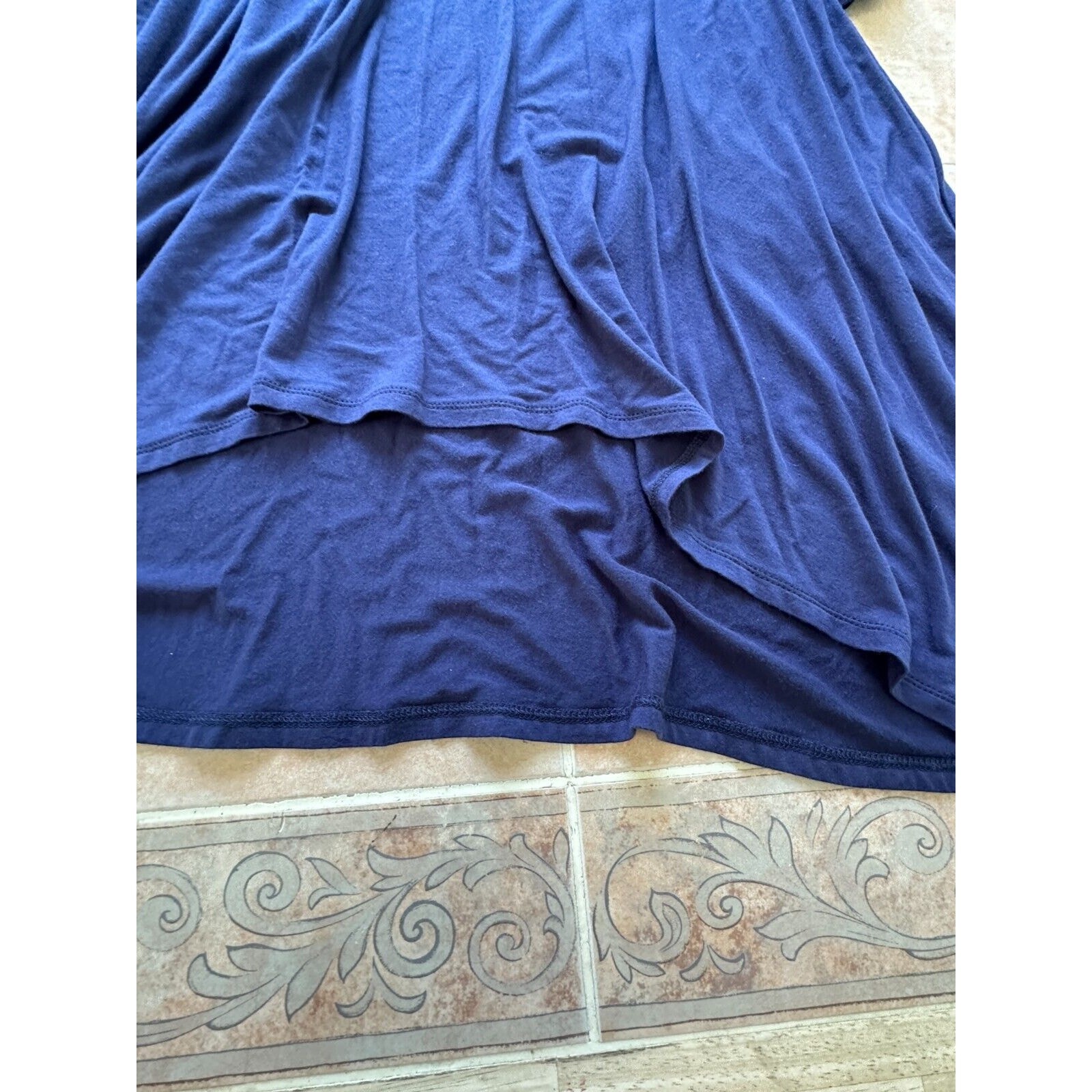 BCBGeneration Deep Blue Long Asymmetrical Dress Size XXS -New