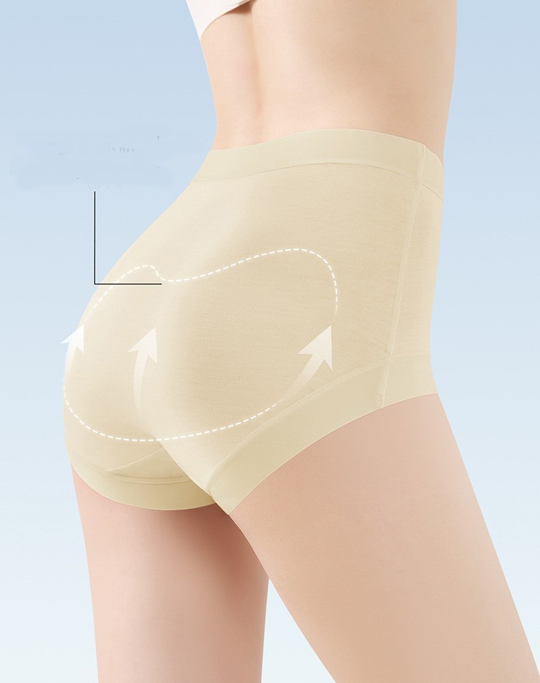 Women Briefs High Waist Modal Solid soft Tummy Control Underpants 77461