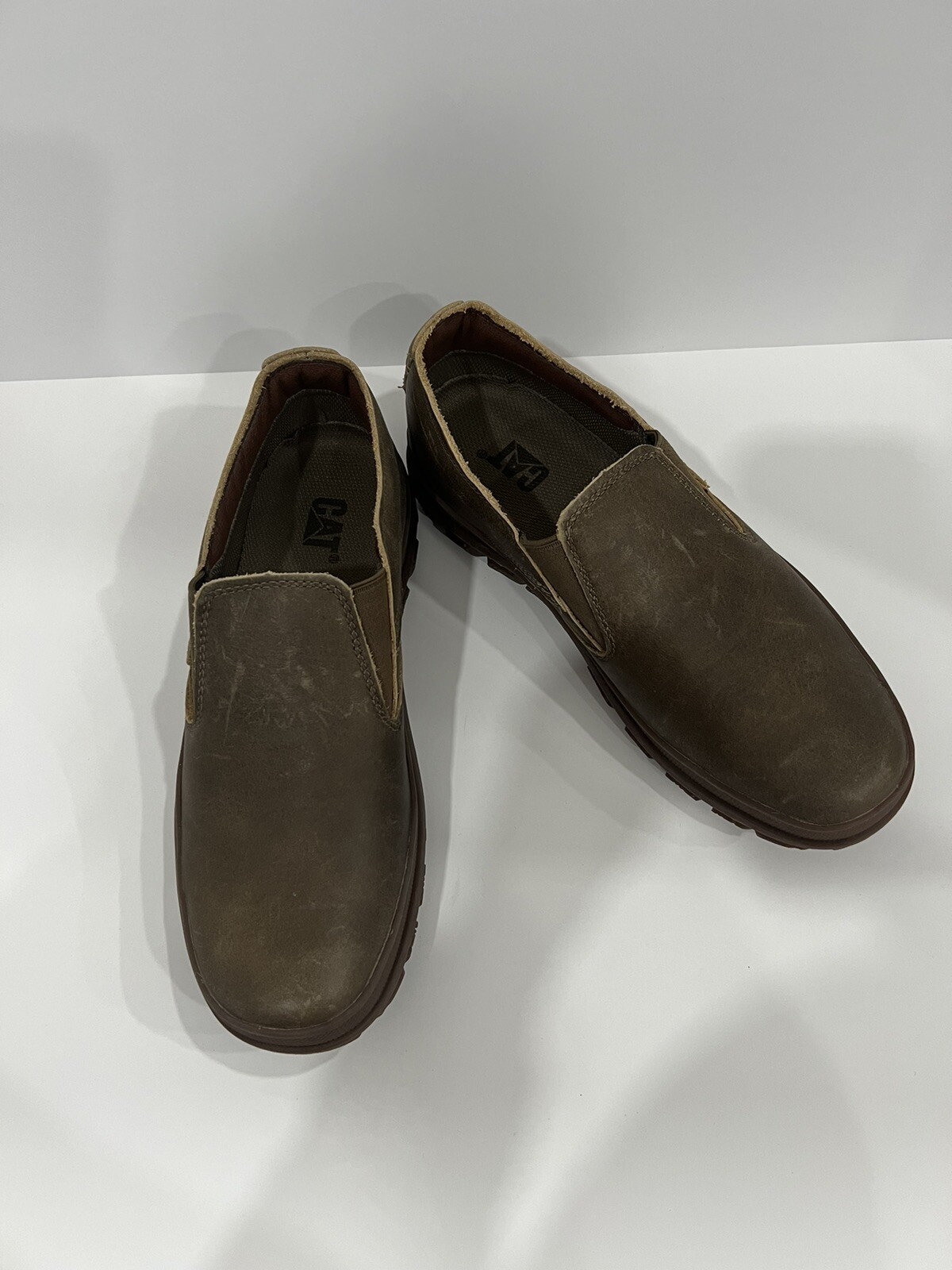 Caterpillar Men’s Fused Slip On Brown US Men’s 7.5 Leather CAT P724804