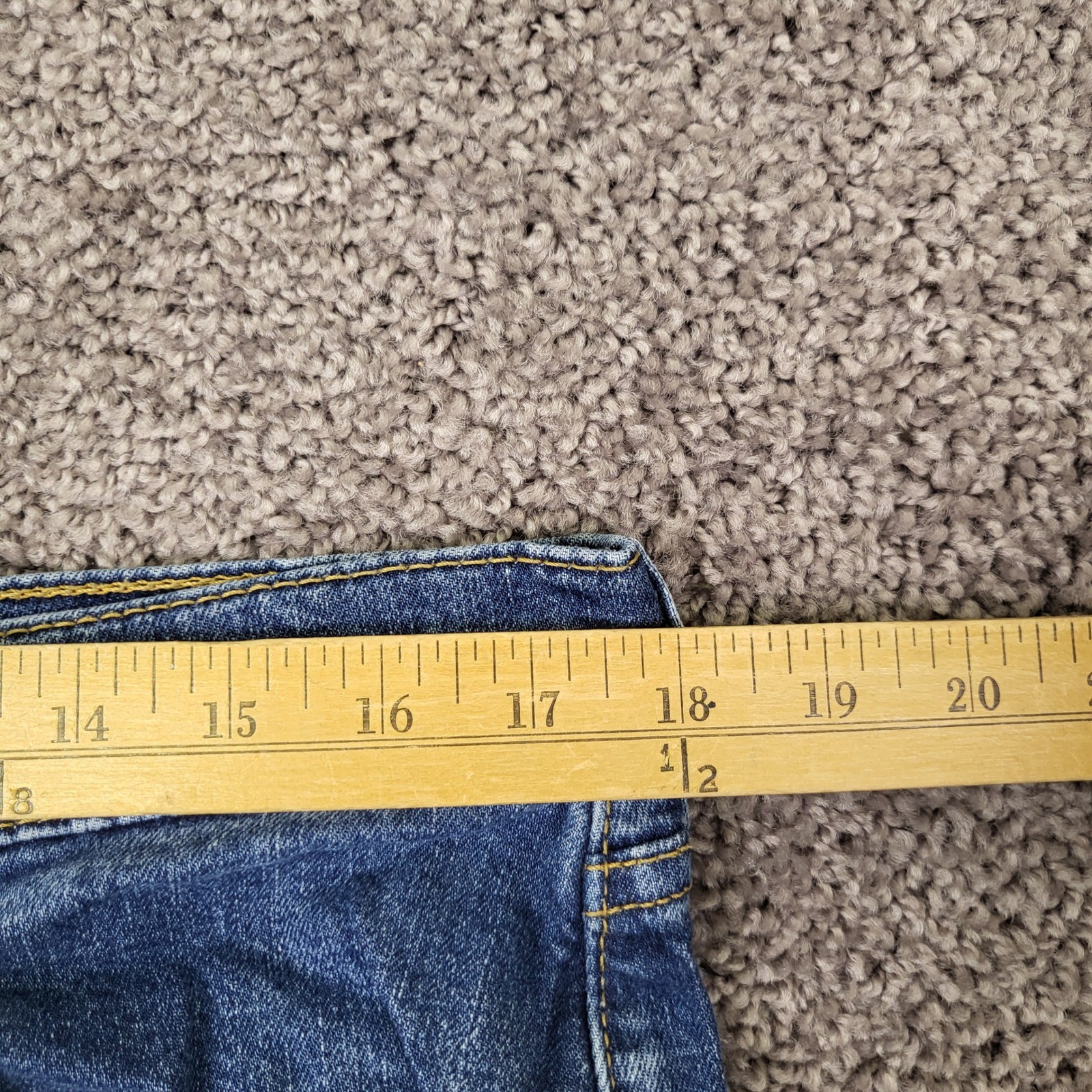 Levi’s 514 Straight Fit Jeans Mens 36×30 Blue Excellent Stretch Denim 00514-1702