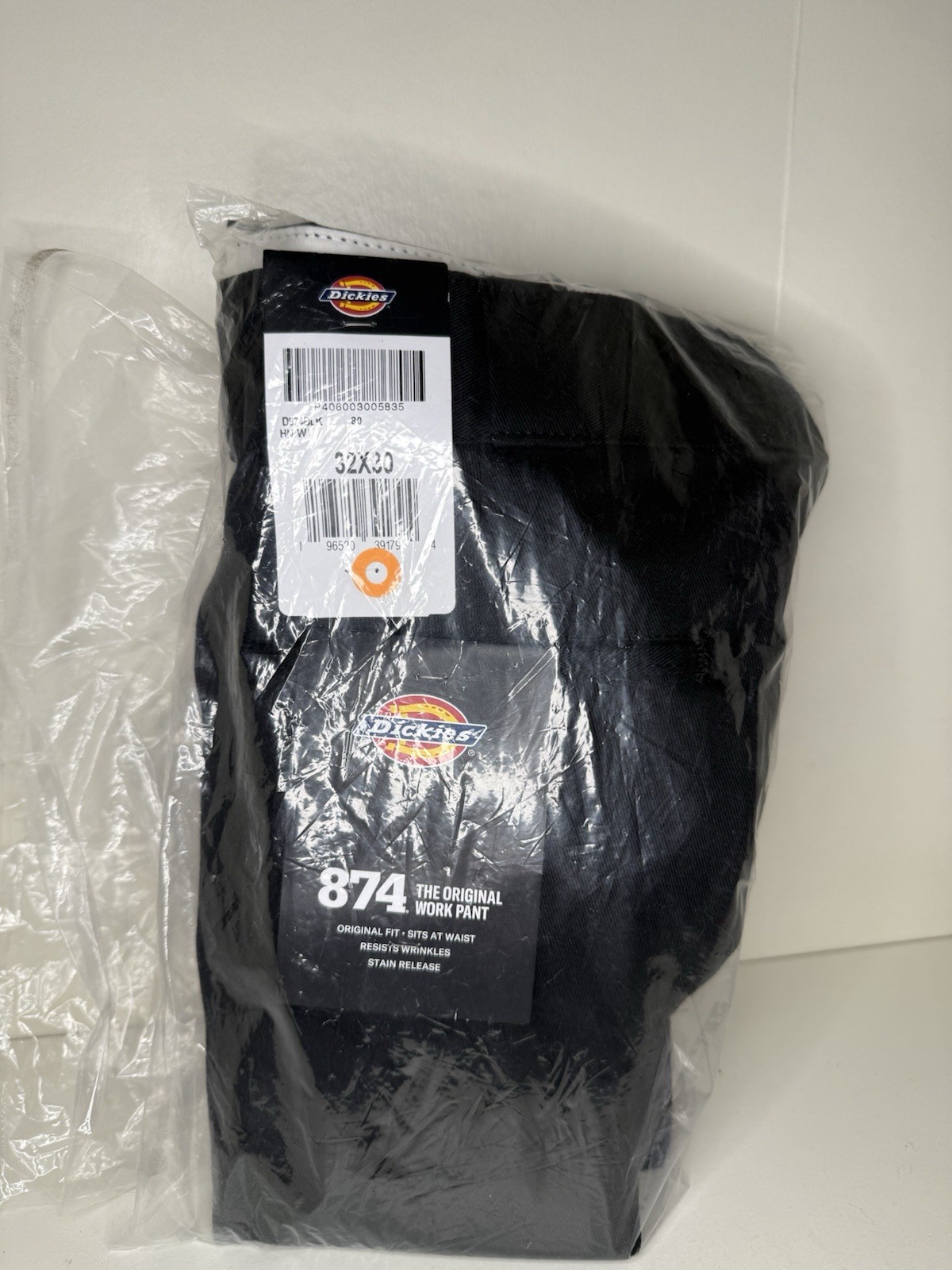 Dickies 874 Original Work Pant Black 32X30 Men’s Pants D874BLK