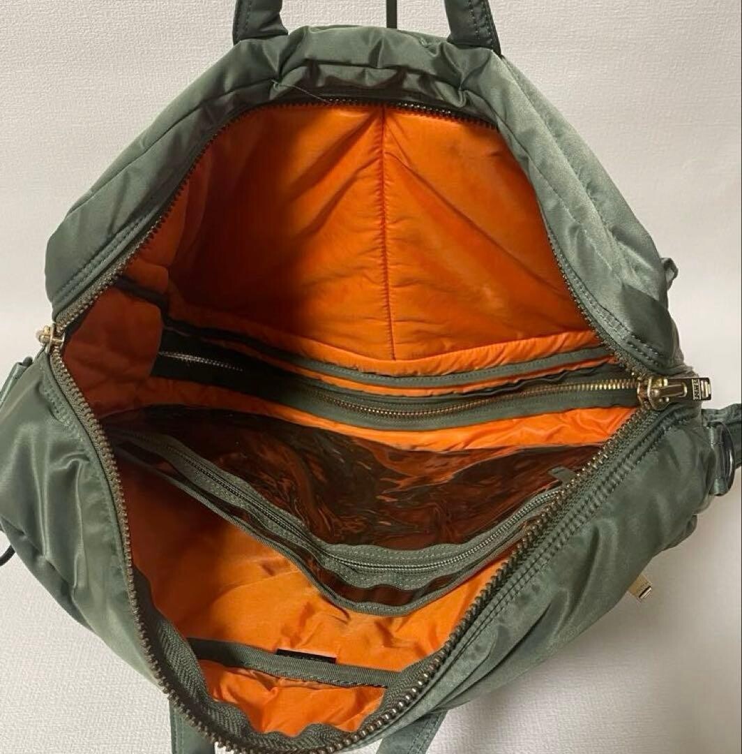 Porter Tanker 3Way Briefcase Sage Green B4 15L PC Bag 622 26107 New Tanker