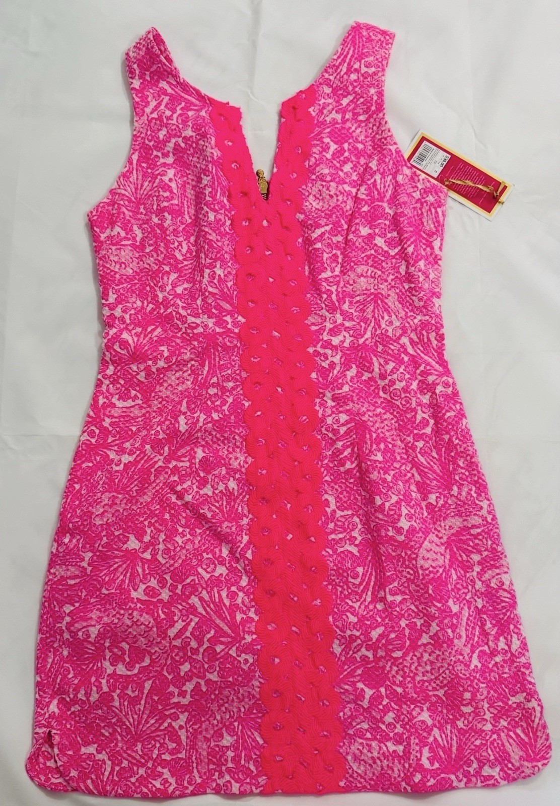Lilly Pulitzer for Target Pink Floral Shift Dress Women’s Size 6 Sleeveless