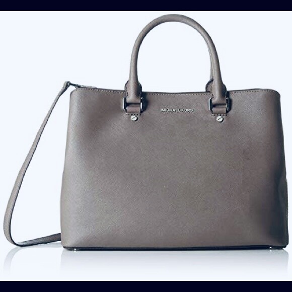 Michael Kors Savannah Medium Saffiano Leather Satchel NWT Cinder