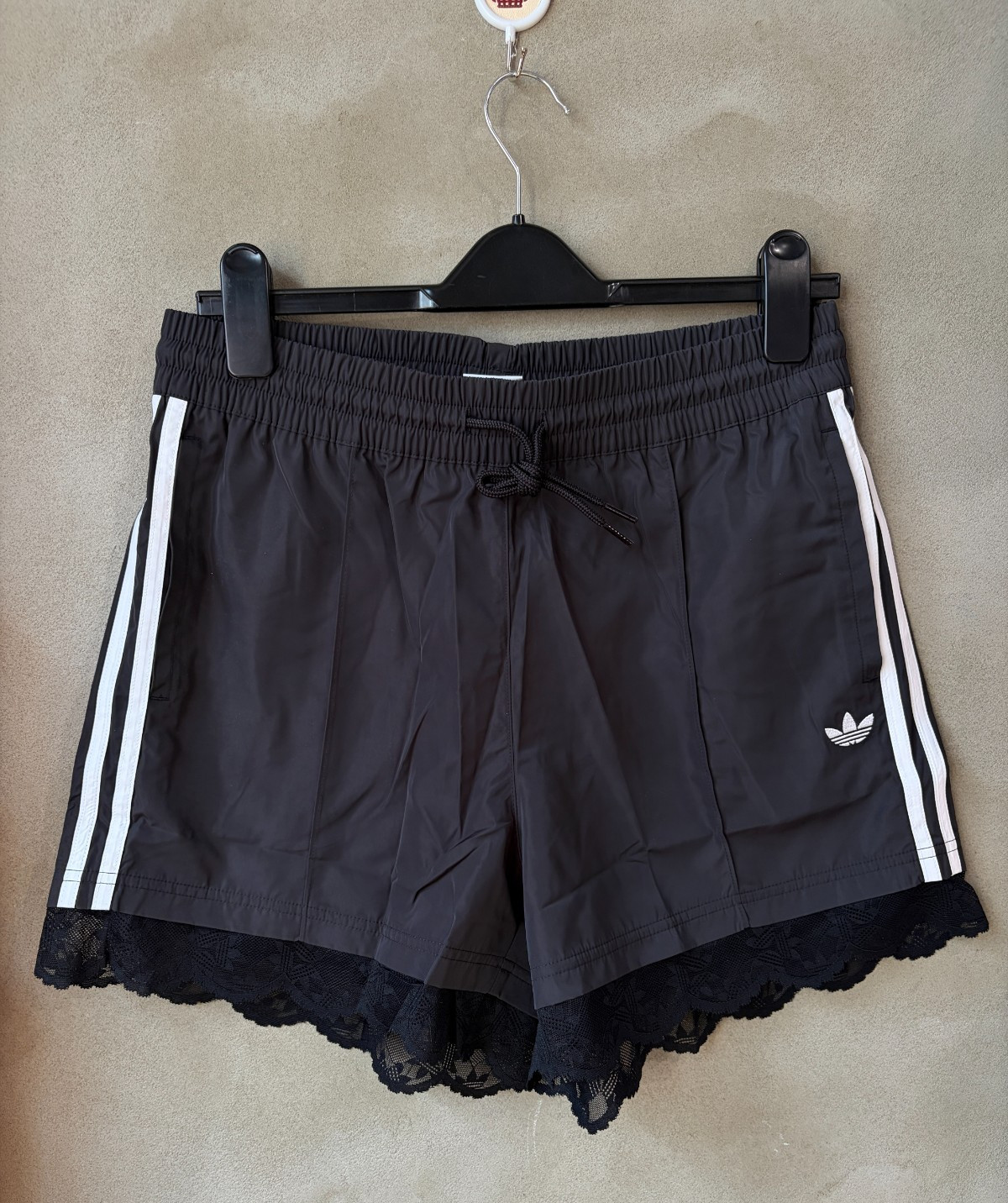 adidas Originals Lace Trim 3S Shorts Women Lifestyle Casual Short AsiaFit II5605