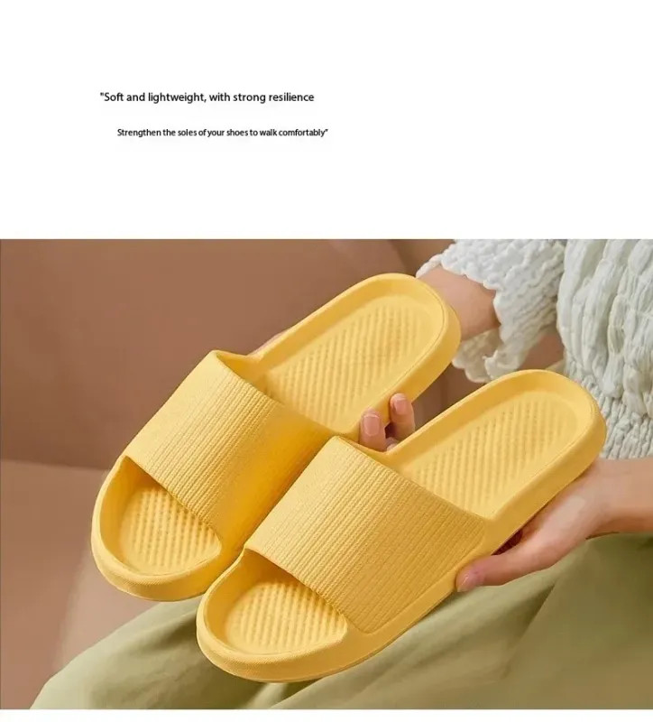 Non-slip EVA Soft Sole Massage Shower Shoes Waterproof Women Men Couples