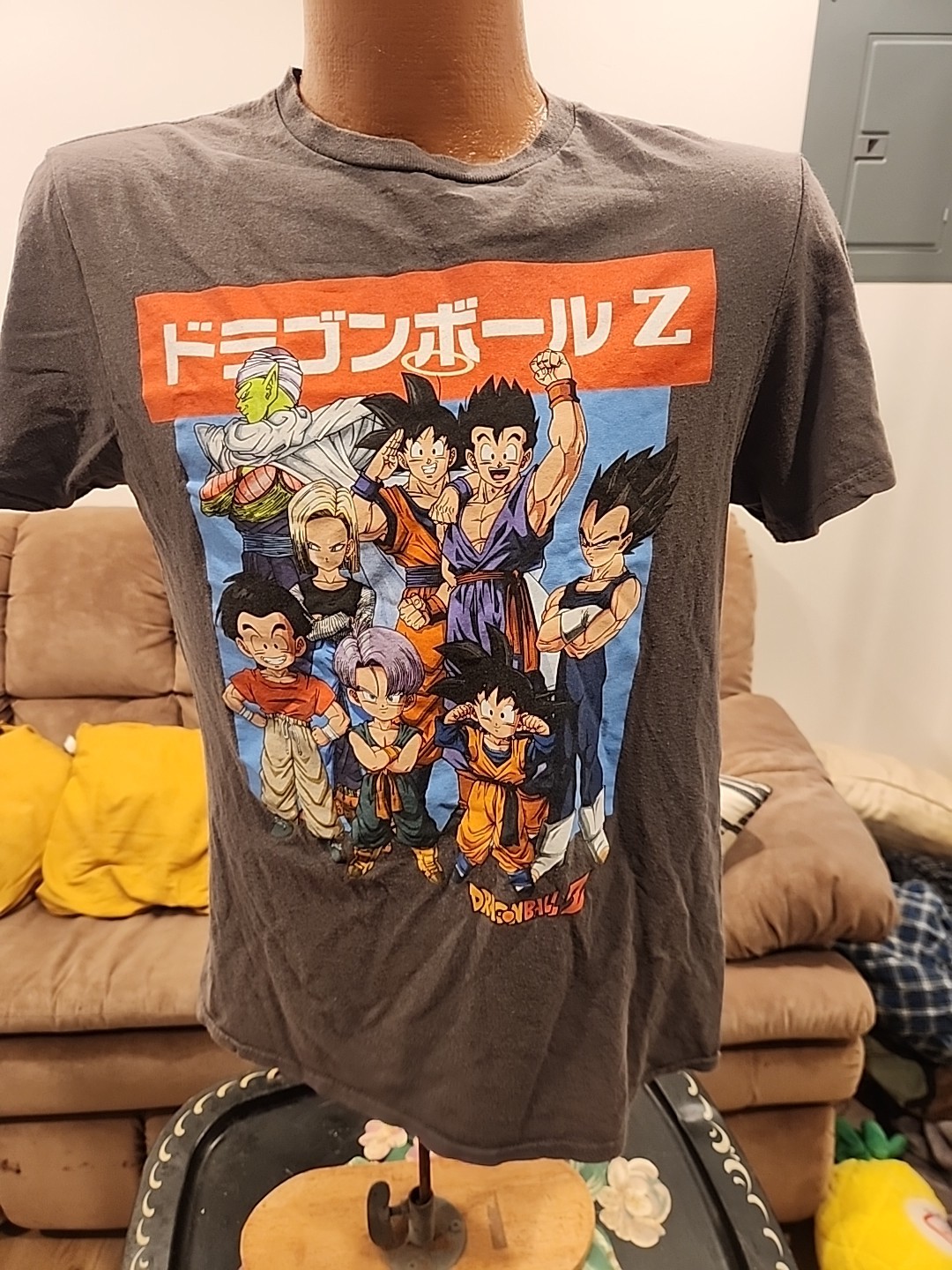 graphic t-shirt dragonballZ TOEI animation med excellent dragon ball z cotton