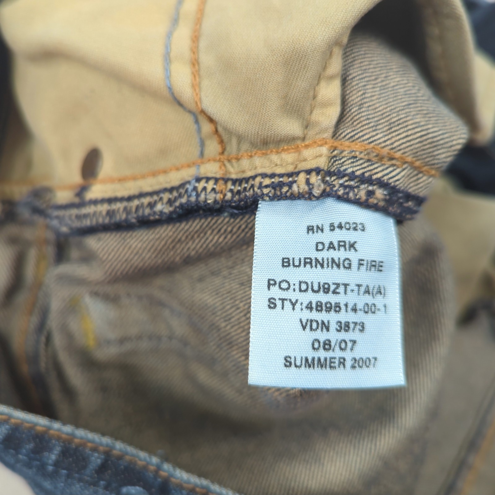 Gap 1969 Jeans Mens 34×34 Blue Low Rise Boot Cut Western Button Fly