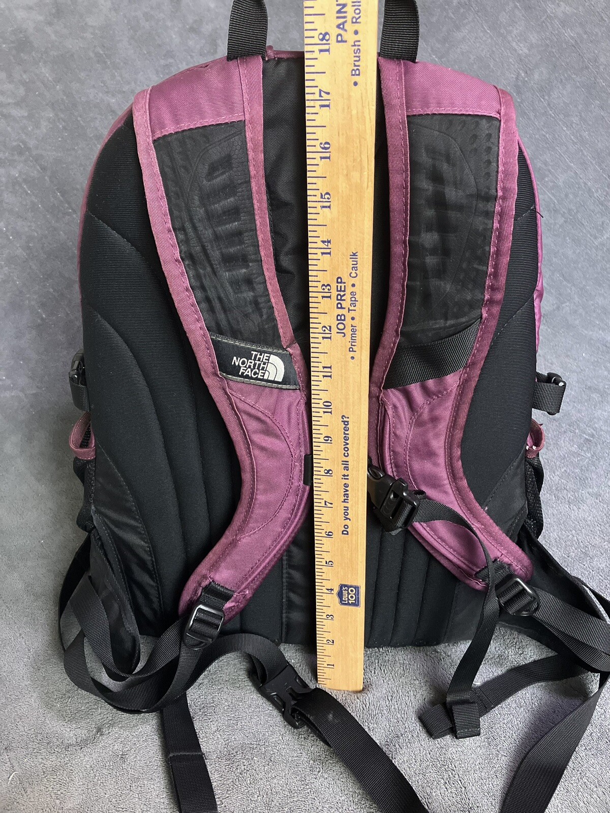 The North Face Recon Backpack Purple Laptop Hiking Day Bag Padded Back ISSUES