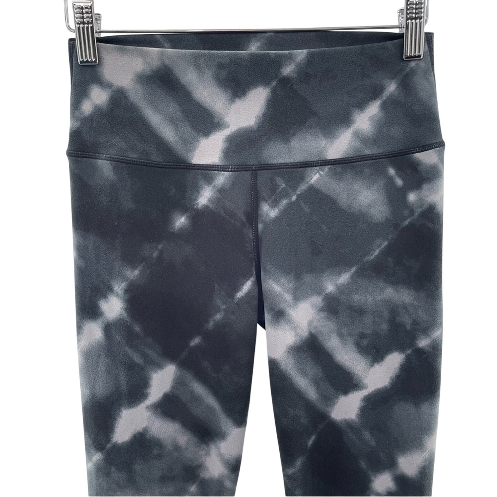 Varley Century Legging Leyland Black Marble Look Sporty High Rise Leggings