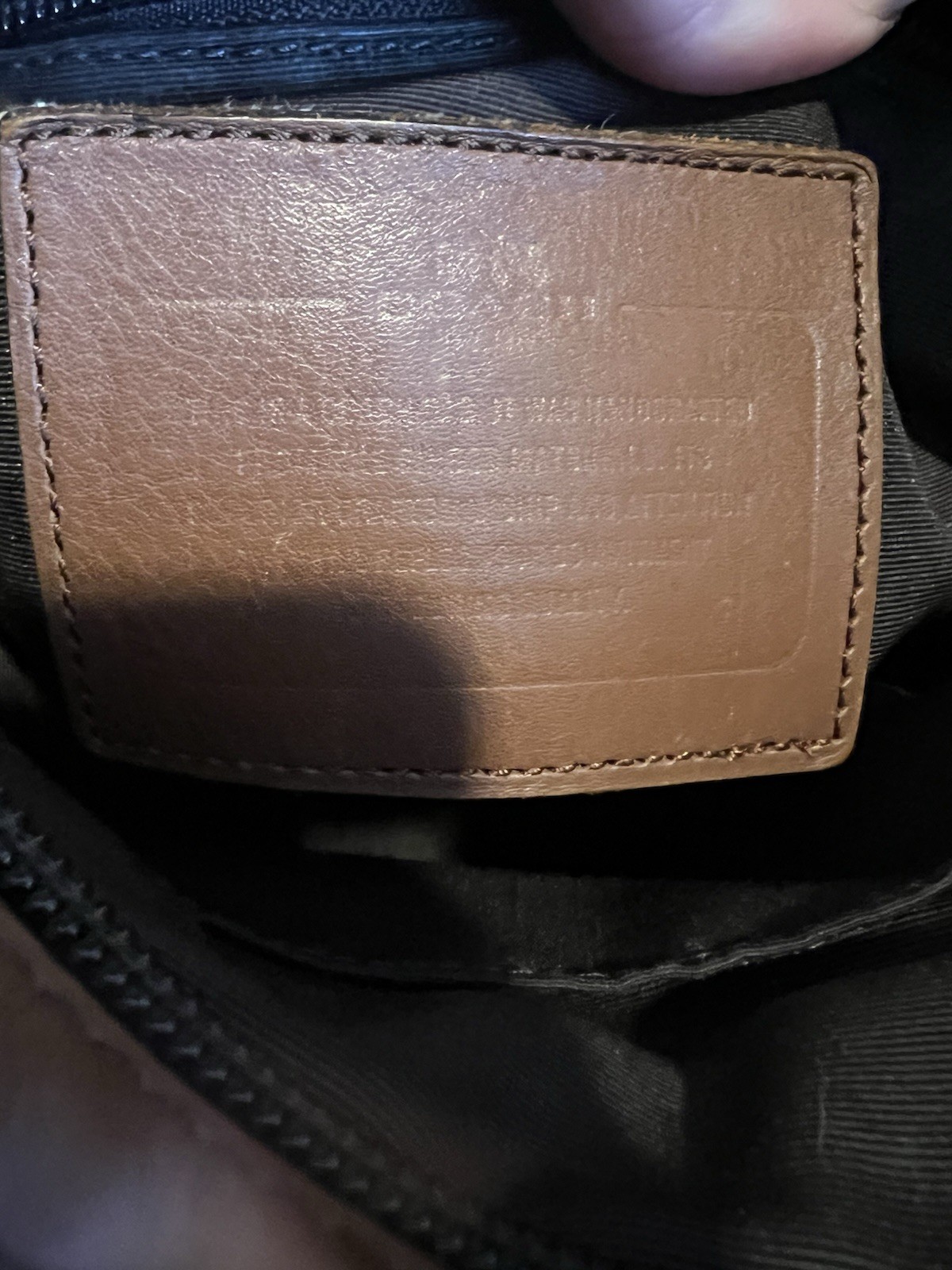 Coach Camden Tech Crossbody Messenger Bag Brown Leather