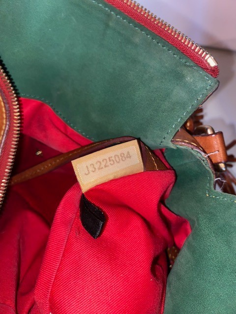 Dooney & Bourke Large Florentine Natural Leather Satchel w/Crossbody Strap