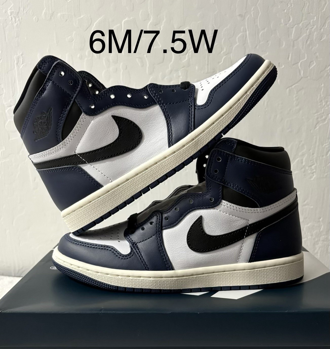 Air Jordan 1 Retro High OG Midnight Navy 6M/7.5W Brand New