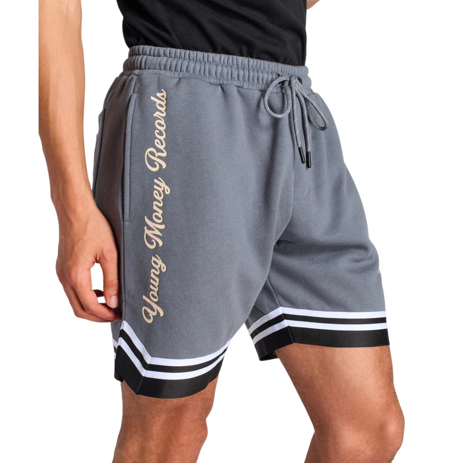 Lil Wayne Young Money Basketball Shorts Gray Weezy YMCMB Men’s Size 2XL XXL