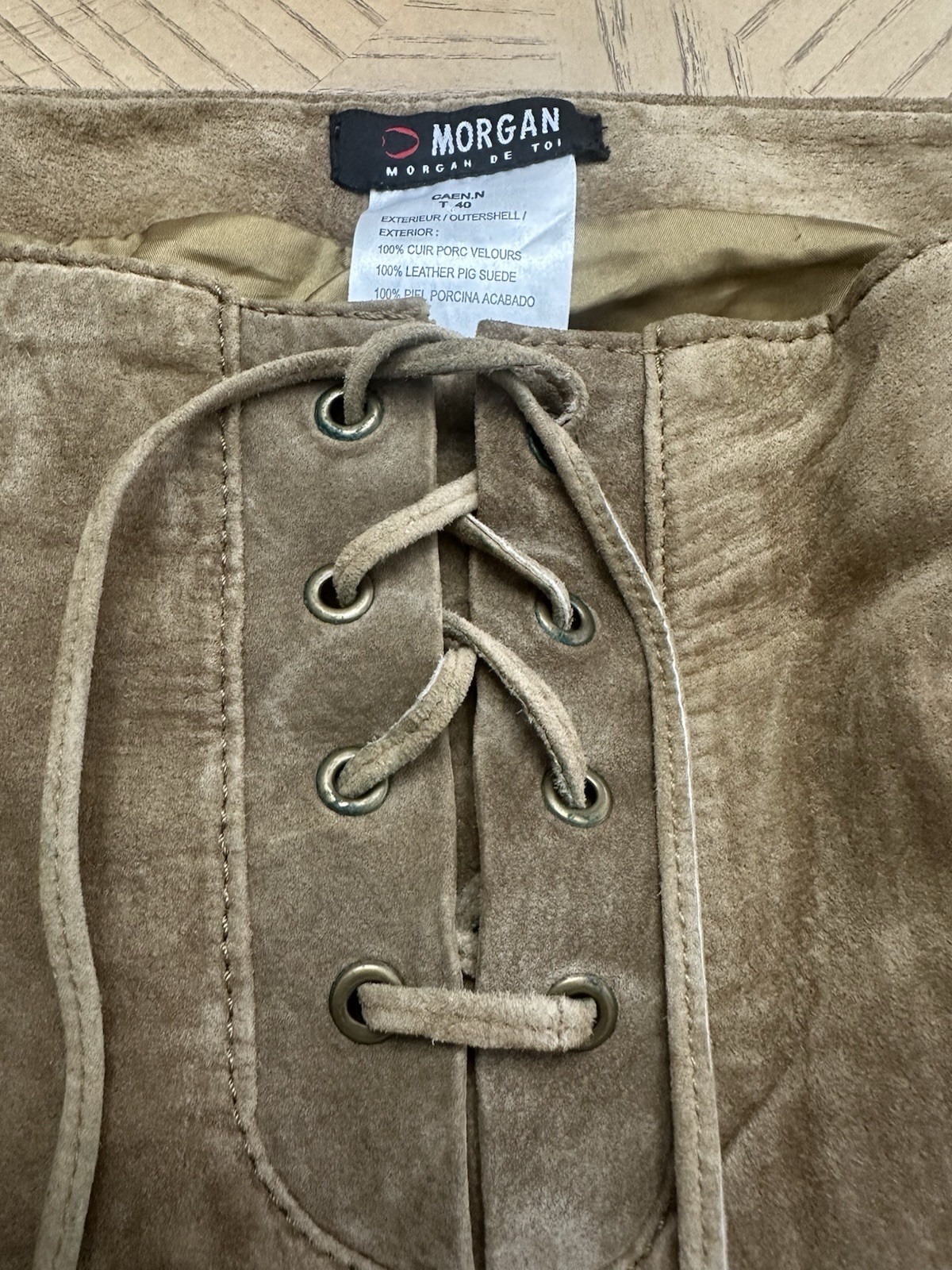 Morgan De Toi Suede Pants