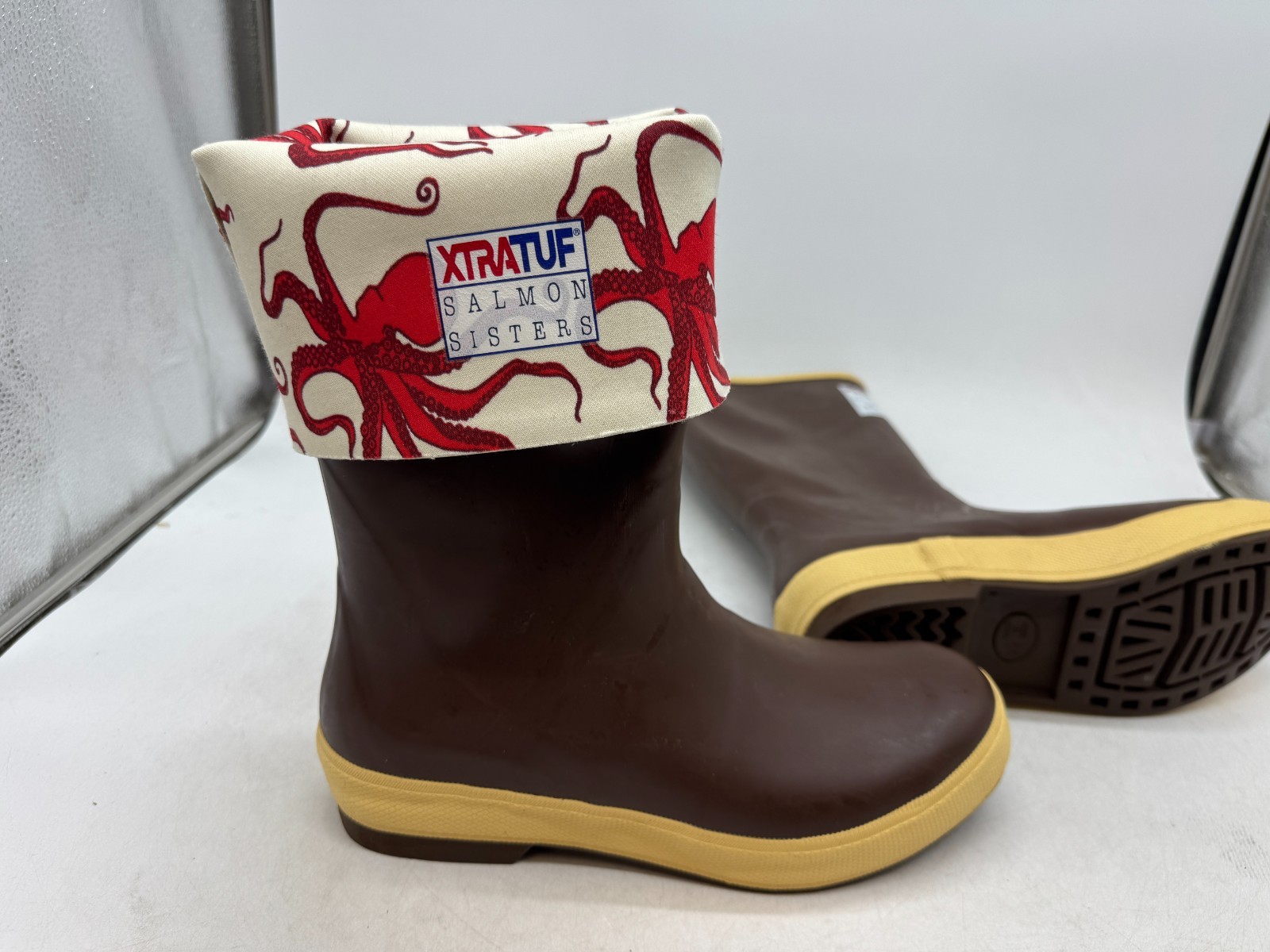 Xtratuf XT Legacy 15 in Salmon Sisters Womens Brown Wellington Pull On Boot – 11